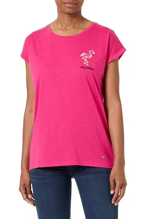 Key Largo Damen WT Flamingo Round T-Shirt, , X-Large