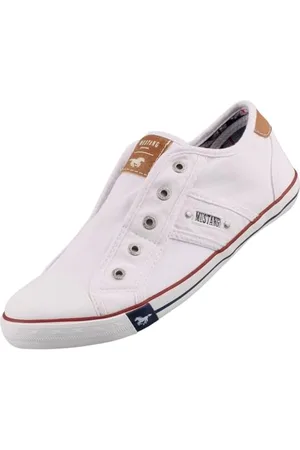 Mustang Damen Canvas Sneaker Weiß, Schuhgröße:EUR 36