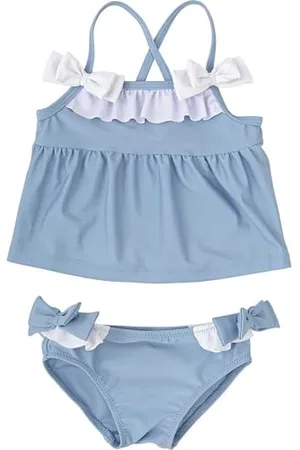 BABIDU Uni Baby Conjunto de Baño para Bebé Niña Con Braguita Y Top Estampado Floral Set, , 6 Meses