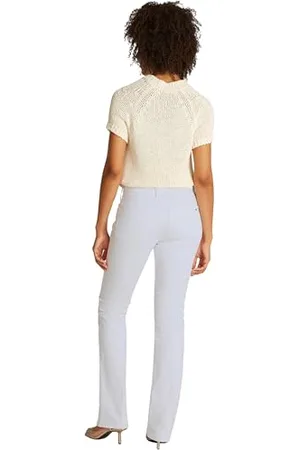 Tommy Hilfiger Damen Jeans Hose Bootcut White Mid Rise, Weiß (Th Optic White), 30W/25L