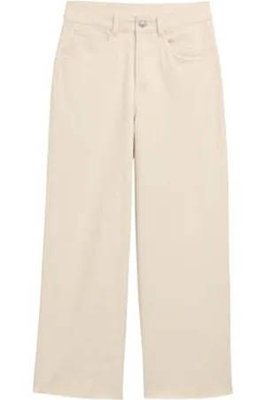TOM TAILOR Damen 1045652 Jeans Culotte, 22569-Unbleached Natural Bull Denim, XL