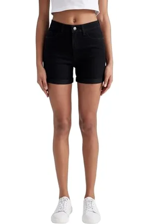 DeFacto Damen A1959AX Shorts, Black, 34