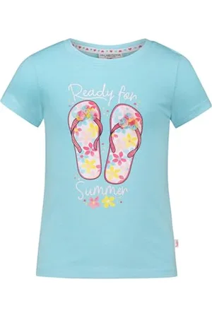Salt & Pepper BY KIDS PARK Mädchen Flip Flop Print und Stickmotiv T-Shirt, , 116/122 cm
