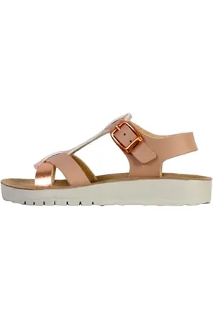 Geox J COSTAREI GI Sandal, Lt Rose/Rose Gold, 26 EU
