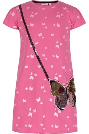 Salt & Pepper BY KIDS PARK Mädchen Girls Jersey Dress Pocket Kinderkleid, , 128 cm