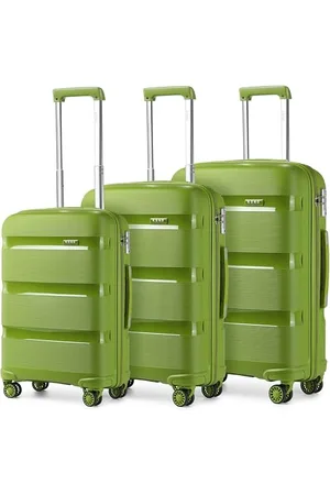 Kono Koffer Set 3 Teilig Hartschale Reisekoffer Set mit TSA Schloss und 4 Zwillingsrollens, Modisch und Verschleißfest Polypropylen Gepäck in M-L-XL-Set