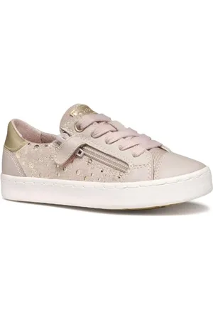 Geox J Kilwi Girl A Sneaker, Lt Rose/Platinum, 41 EU