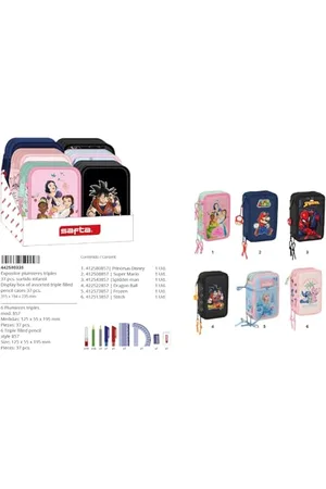 Safta Modell 857 Federmäppchen, für Kinder, robust, leicht, langlebig, hochwertig, 28 x 24 x 20 cm, , M, Casual