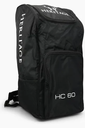 Halston Heritage Shadow Black Cricket-Rucksack, Sporttasche, 60 Liter, große Tasche, 60 l, gepolstert, verstellbar