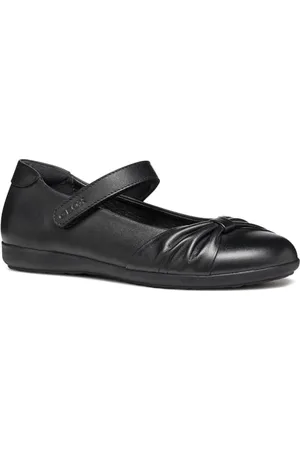 Geox J IBERIDE Girl I Ballet Flat, Black, 37 EU