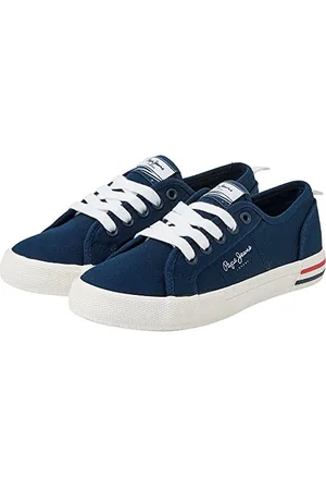 Pepe Jeans Brady Basic B Sneaker, Blue (Navy), 33 EU