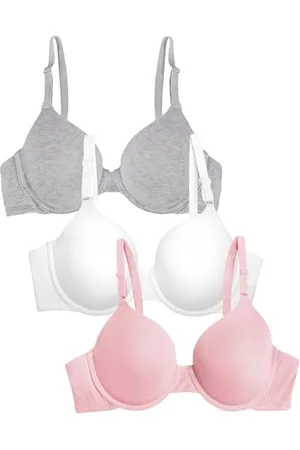 Fruit Of The Loom Damen Bra T-Shirt-BH, Undurchsichtige, , 80A (3er Pack)