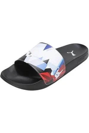 PUMA Unisex BMW MMS Leadcat 2.0 Graphic Slide Sandal, Black, 39 EU