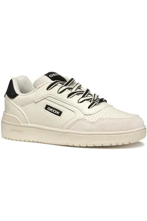 Geox J WASHIBA Boy D Sneaker, White, 33 EU