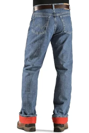 Wrangler Rugged Wear Woodland Herren Thermojeans - Blau - 30W / 32L