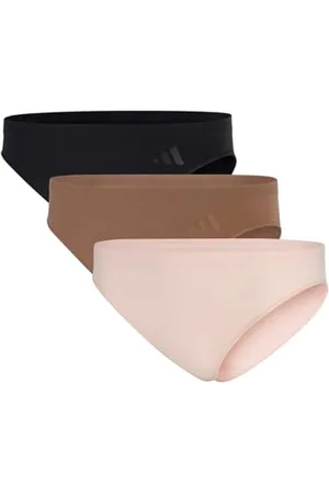 adidas Damen Low Rise Bikini (3PK) -Sport Active Seamless-Packaged Panties Slip, , L (3er Pack)