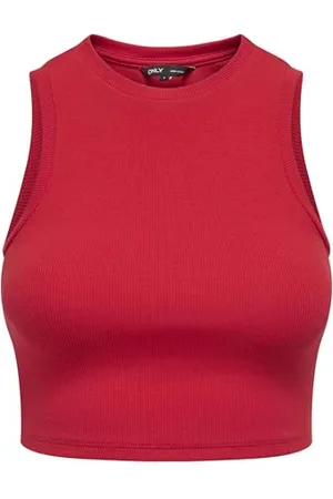 ONLY Onlvilma S/L Cropped Tank Top JRS Noos
