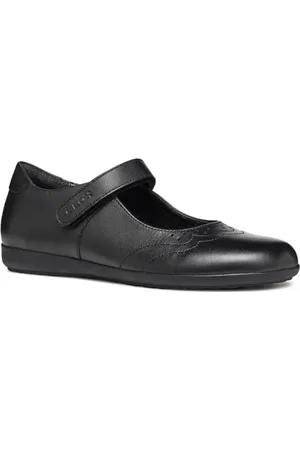 Geox J IBERIDE Girl G Ballet Flat, Black, 37 EU