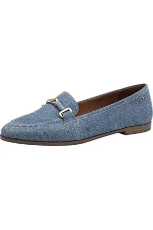 Tamaris Slipper Damen Elegant Blockabsatz blau,EU 41