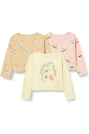 Amazon Mädchen Langarmshirt, 3er-Pack, , 9 Jahre
