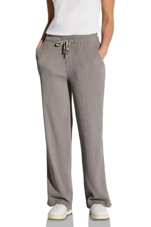 Street one Damen A379034 Wide Leg Hose mit Struktur, , 38W x 30L