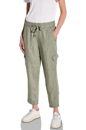 Street one Damen A378741 Leinenhose im Cargo-Look, , 38W x 28L