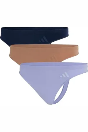 adidas Damen Low Rise Thong (3PK) -Sport Active Seamless-Packaged Panties G-String, , S (3er Pack)