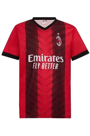 AC Milan Unisex Maglia Home Replica Stadio Fußballtrikot, offiziell, Saison 2023/24, Rafa Leão 15, rot, XXL