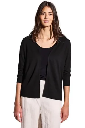 Street one Damen A322908 Offene Jacke, Black, 46