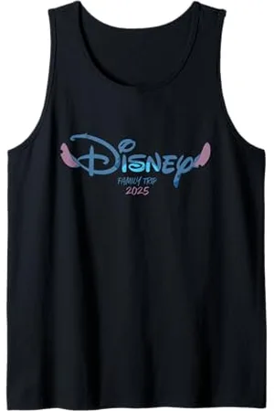Disney Stitch Logo "Family Trip 2025" Matching Vacation Tank Top