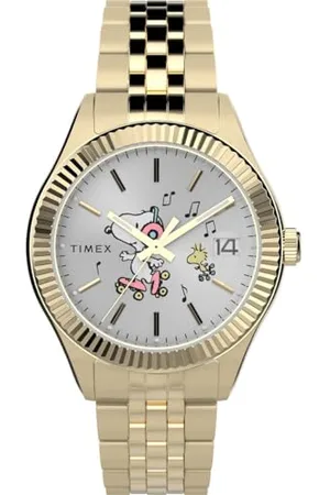 Timex Damen Analog Quarz Armbanduhr Peanuts Legacy