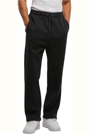 Urban classics Herren Trainingshose Fluffy Pintuck Trackpants, lässige Herren Sporthose mit Kordelzug, Regular Fit, Größen S - 5XL