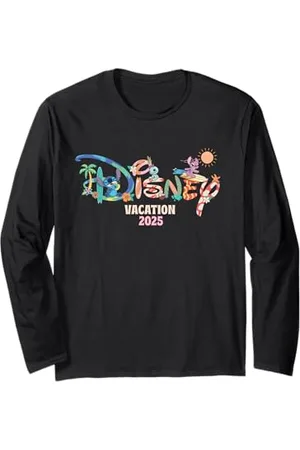 Disney Vacation 2025 Stitch & Friends Group Matching Trip Langarmshirt