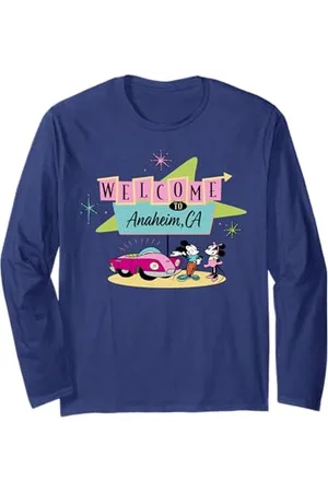Disney "Welcome to Anaheim, CA" land Celebration Retro Langarmshirt