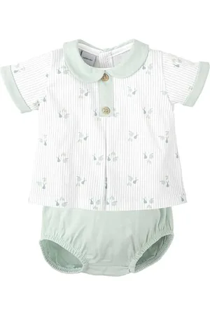 BABIDU Uni Baby Conjunto para Bebé Niño Con Camiseta de Manga Corta Estampada Y Cuello Redondo Set, , 9 Months