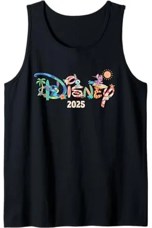 Disney Stitch & Friends Logo Group Matching 2025 Vacation Tank Top