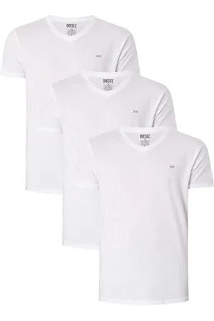 Diesel _UMTEE-MICHAEL3PACK_Shirt_Weiß_S