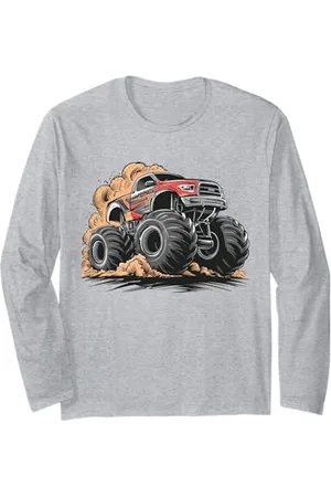 Men , Women Monster Truck for Kids , Boys & Girls Monster Truck für Kleinkinder Jugend & Erwachsene Langarmshirt