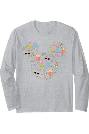 Disney Mickey Mouse Icon land Celebration Retro Party Langarmshirt
