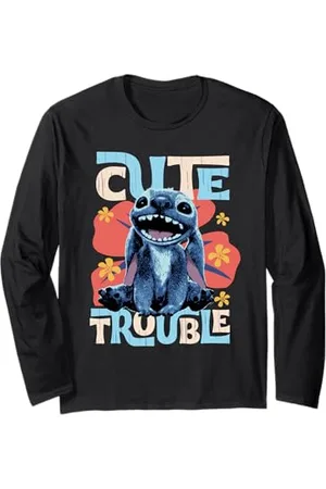 Disney Lilo & Stitch Live-Action Movie "Cute Trouble" Stitch Langarmshirt