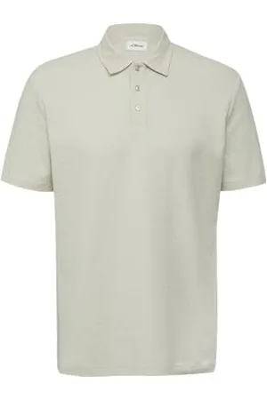 QS by s.Oliver Strukturiertes Poloshirt aus Baumwollmix L