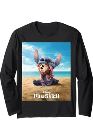 Disney Lilo & Stitch Live-Action Movie Funny Vaiana Poster Langarmshirt
