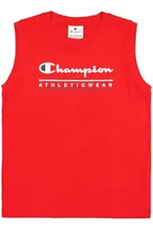 Champion Jungen Legacy Boy - Graphic Sleeveless Crewneck T-Shirt with Large Logo Tanktop,
