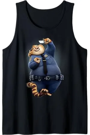 Disney Zootopia Officer Clawhauser Funny Selfie Tank Top