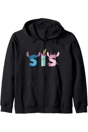 Disney Lilo & Stitch "Sis" Sister Birthday Gift Family Trip Kapuzenjacke