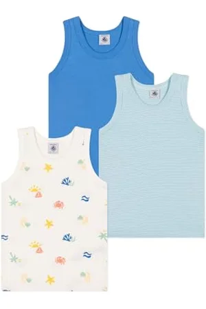Petit Bateau Jungen A0CT3 Tanktops, , 12 Jahre (3er Pack)