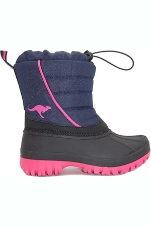 KangaROOS K-Ben Schneestiefel, Steel Grey/Daisy pink, 32 EU