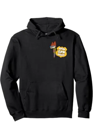 Disney Zootopia Nick Wilde ZPD Junior Officer Badge Costume Pullover Hoodie