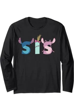Disney Lilo & Stitch "Sis" Sister Birthday Gift Family Trip Langarmshirt