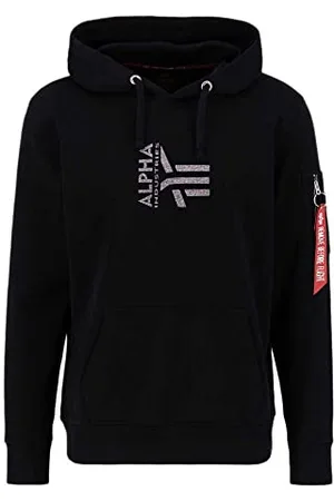 Alpha Industries 3D Logo Hoody Wmn Kapuzensweat für Damen Black